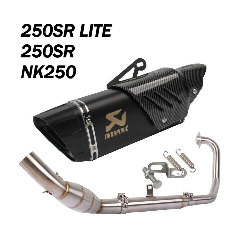 CFMOTO 250SR LITE 250NK 250SR Racing Exhaust Power Boom Full System Motorcycle Exhaust System