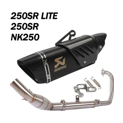 CFMOTO 250SR LITE 250NK 250SR Racing Exhaust Power Boom Full System Motorcycle Exhaust System