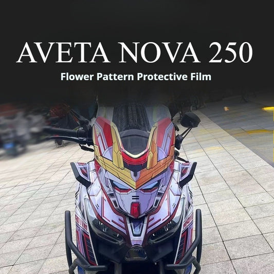 Sticker Fairing Cover Aveta Nova 250 Gundam Design Body Sticker Film Stickers