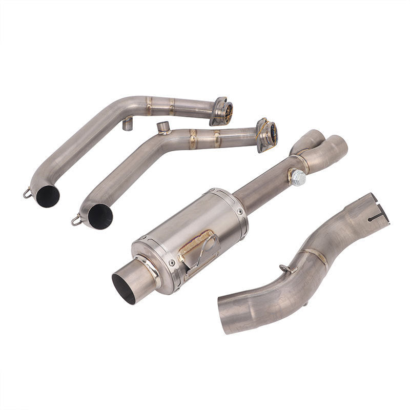 SUZUKI GSX8S 8R Stainless Steel Header GSX-8R GSX-8S Titanium Full System Header 51mm Muffler