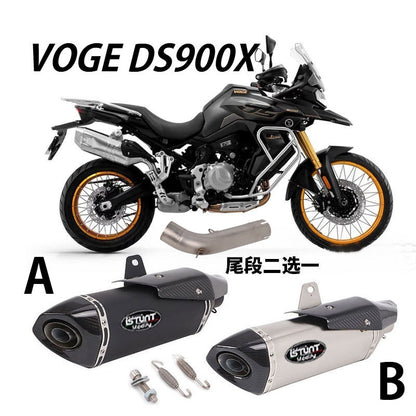 VOGE DS900X Motorcycle Titanium Exhaust Pipe Full System Exhaust for VOGE DS900X Exhaust System