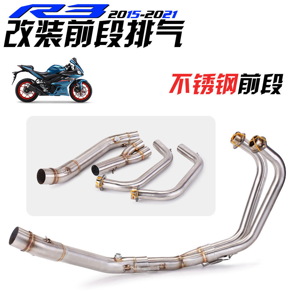 Motorcycle Exhaust 2015-2021 R25 Yamaha Titanium Stainless Steel Header Exhaust Pipe