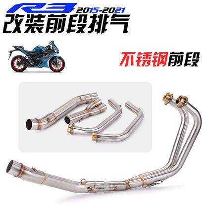 Motorcycle Exhaust 2015-2021 R25 Yamaha Titanium Stainless Steel Header Exhaust Pipe