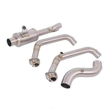 SUZUKI GSX8S 8R Stainless Steel Header GSX-8R GSX-8S Titanium Full System Header 51mm Muffler