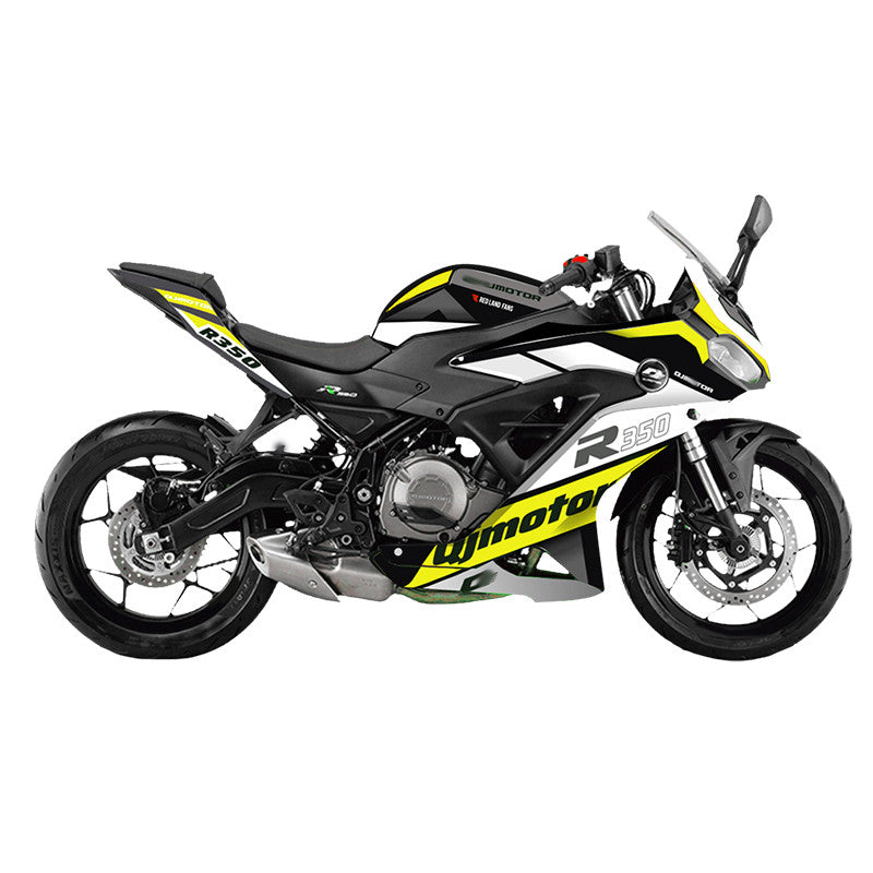 Motorcycle Sticker Qjmotor Srk250rr (R350 wording) Sticker Body Sticker Decal Modification