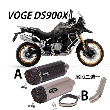 VOGE DS900X Motorcycle Titanium Exhaust Pipe Full System Exhaust for VOGE DS900X Exhaust System