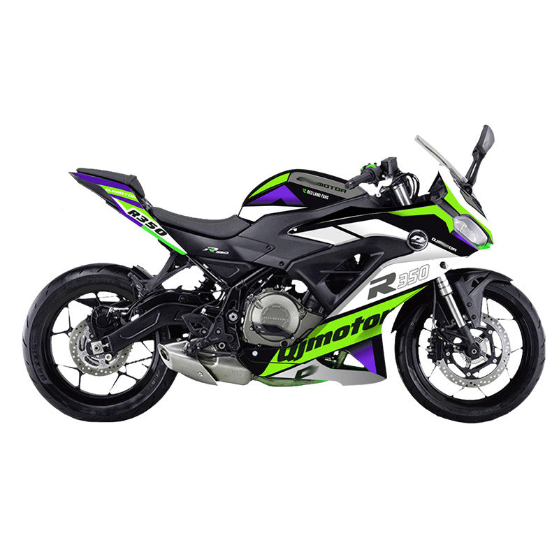 Motorcycle Sticker Qjmotor Srk250rr (R350 wording) Sticker Body Sticker Decal Modification