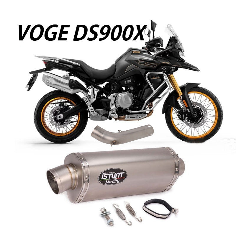 VOGE DS900X Motorcycle Titanium Exhaust Pipe Full System Exhaust for VOGE DS900X Exhaust System