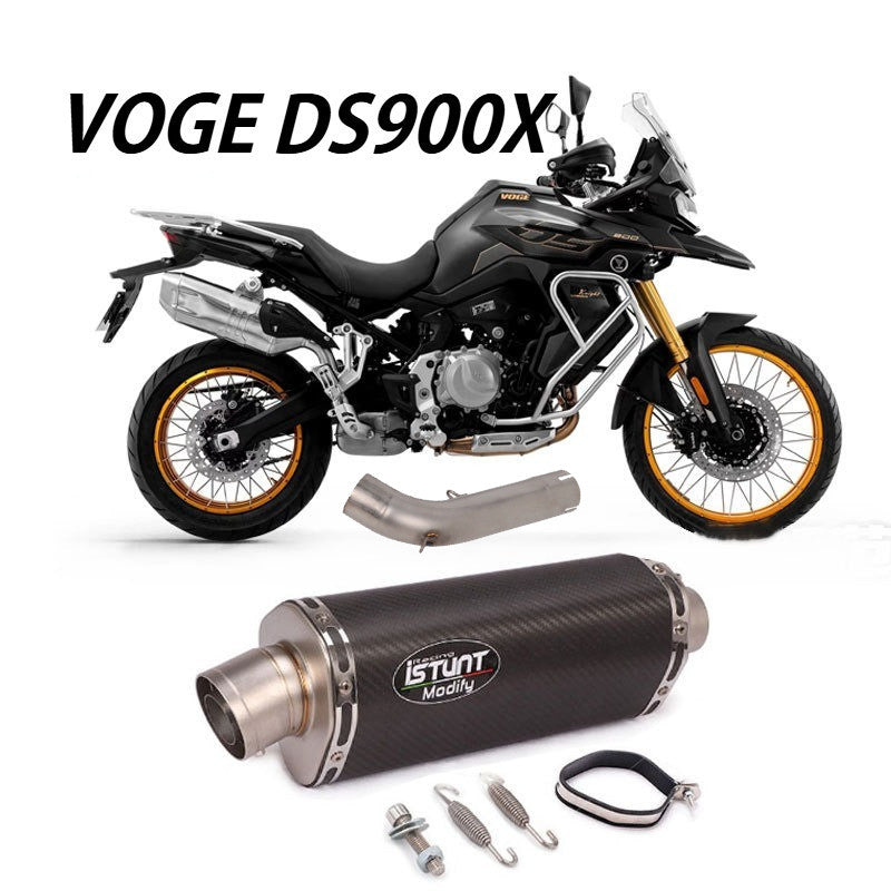 VOGE DS900X Motorcycle Titanium Exhaust Pipe Full System Exhaust for VOGE DS900X Exhaust System