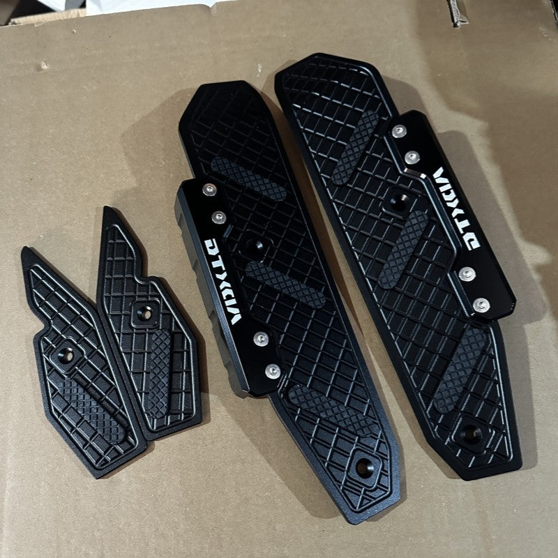 SYM ADXTG 400 Aluminum Foot Pedals Upgraded Wider Anti-slip Pedals ADXTG400 Foot Carpet Foot Peg