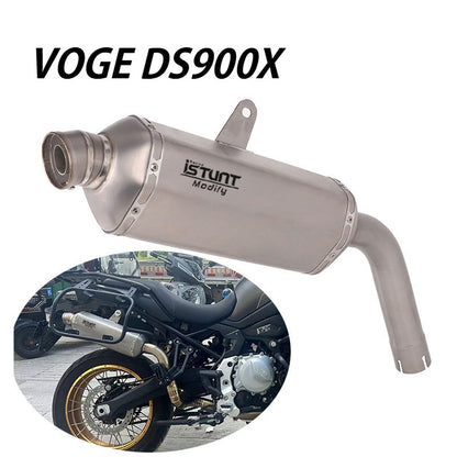 VOGE DS900X Motorcycle Titanium Exhaust Pipe Full System Exhaust for VOGE DS900X Exhaust System