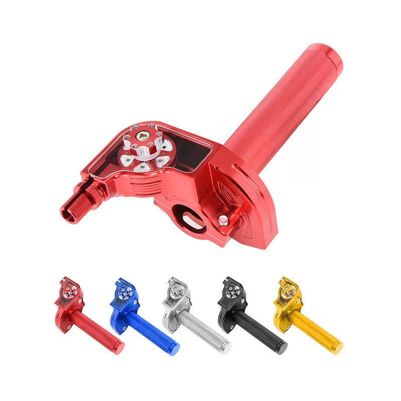 Motorcycle Fast Throttle Universal Motorcycle Cnc Aluminum Single Line Fast Throttle 22mm Handle Bar