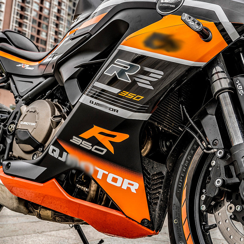 Motorcycle Sticker Qjmotor Srk250rr (R350 wording) Sticker Body Sticker Decal Modification