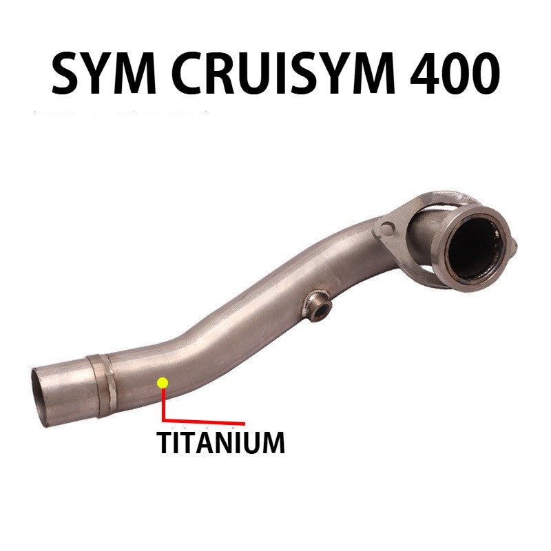 2025 SYM Cruisym 400 Titanium Exhaust Pipe Header Slipon Full System Exhaust Maysym 400 21-24
