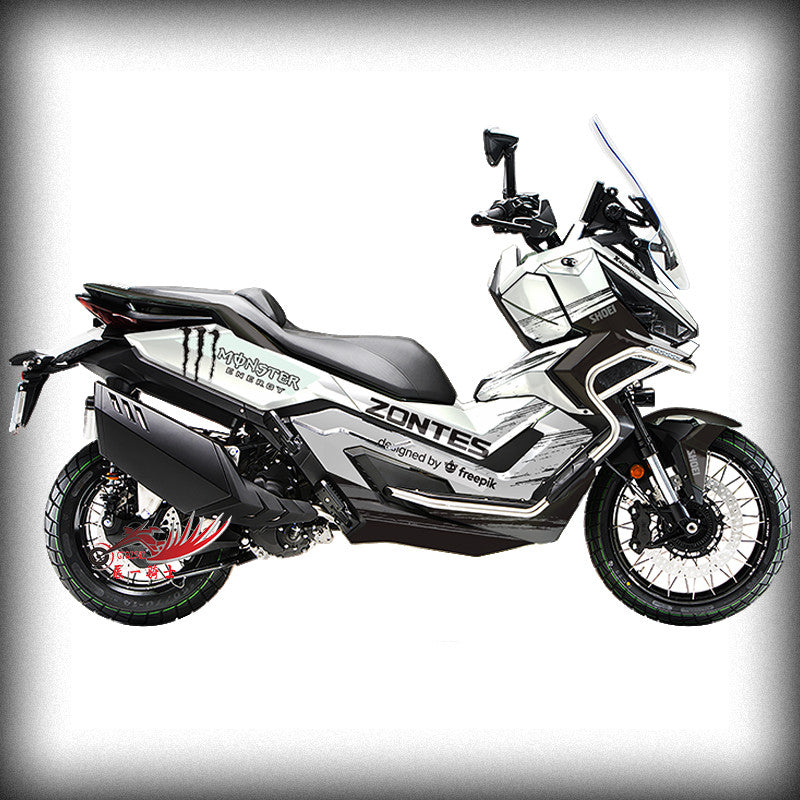 Zontes 368G Sticker Scooter Body Thickened Crystal Film Prints Waterproof Anti-Scratch Stickers