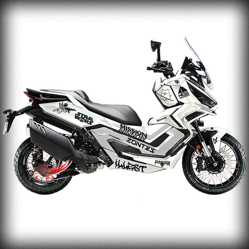 Zontes 368G Sticker Scooter Body Thickened Crystal Film Prints Waterproof Anti-Scratch Stickers