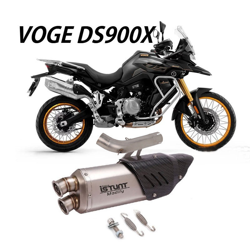 VOGE DS900X Motorcycle Titanium Exhaust Pipe Full System Exhaust for VOGE DS900X Exhaust System