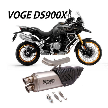 VOGE DS900X Motorcycle Titanium Exhaust Pipe Full System Exhaust for VOGE DS900X Exhaust System