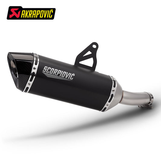 Honda Transalp XL750 Slip On Exhaust Pipe Muffler Stainless Steel Carbon Fiber Exhaust 2023-2025