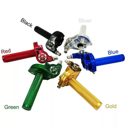 Motorcycle Fast Throttle Universal Motorcycle Cnc Aluminum Single Line Fast Throttle 22mm Handle Bar