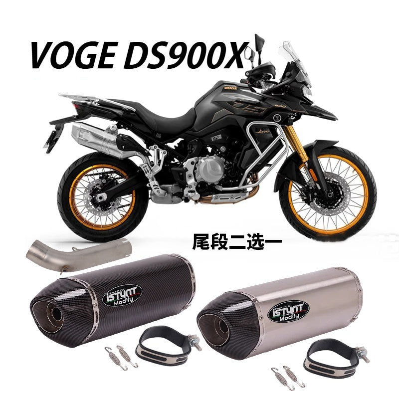VOGE DS900X Motorcycle Titanium Exhaust Pipe Full System Exhaust for VOGE DS900X Exhaust System
