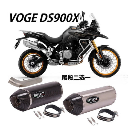 VOGE DS900X Motorcycle Titanium Exhaust Pipe Full System Exhaust for VOGE DS900X Exhaust System