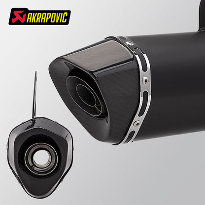 Honda Transalp XL750 Slip On Exhaust Pipe Muffler Stainless Steel Carbon Fiber Exhaust 2023-2025