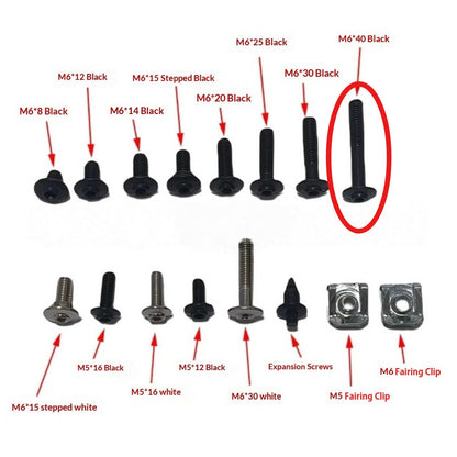 Benelli Small Part Screw Tnt600 SRK600 Cylinder Head Cover Screw Motorcycle Small Spare Parts