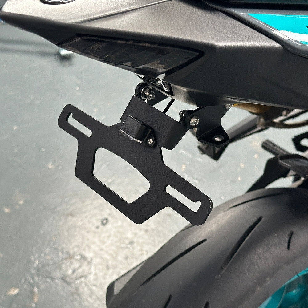 Yamaha MT25 R25 Modified Short Tail License Plate Frame Motorcycle Folding Tail Tidy 2024+