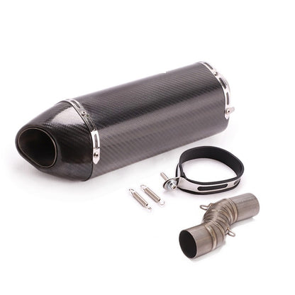 QJMOTOR SRT800 Motorcycle Exhaust Pipe Titanium Front Section Middle Section Full Section Exhaust