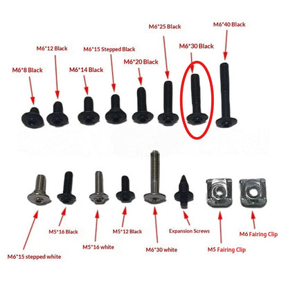 Benelli Small Part Screw Tnt600 SRK600 Cylinder Head Cover Screw Motorcycle Small Spare Parts