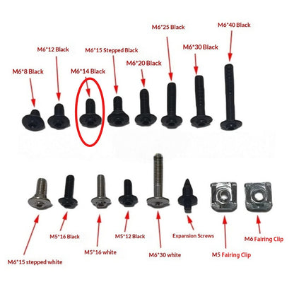 Benelli Small Part Screw Tnt600 SRK600 Cylinder Head Cover Screw Motorcycle Small Spare Parts