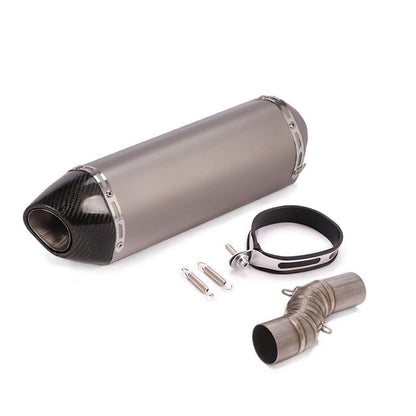 QJMOTOR SRT800 Motorcycle Exhaust Pipe Titanium Front Section Middle Section Full Section Exhaust