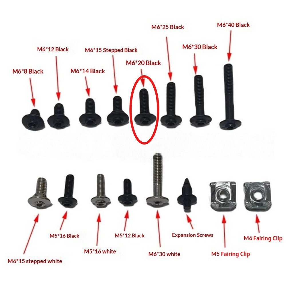 Benelli Small Part Screw Tnt600 SRK600 Cylinder Head Cover Screw Motorcycle Small Spare Parts