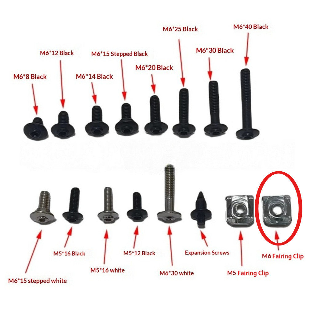 Benelli Small Part Screw Tnt600 SRK600 Cylinder Head Cover Screw Motorcycle Small Spare Parts