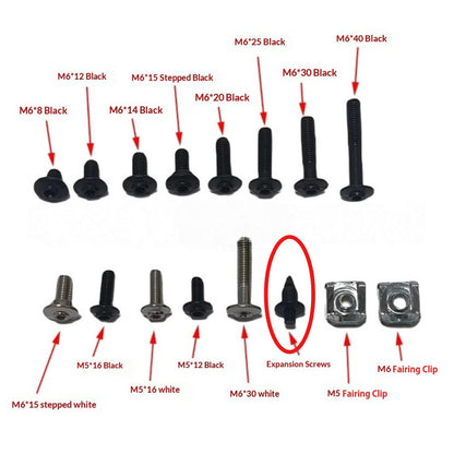 Benelli Small Part Screw Tnt600 SRK600 Cylinder Head Cover Screw Motorcycle Small Spare Parts