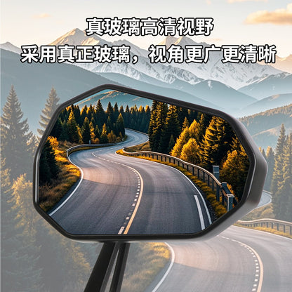 QJMOTOR FORTRESS 350 Motorcycle Modified AOS9 Universal Rearview Mirror Fort 350 Side Mirror