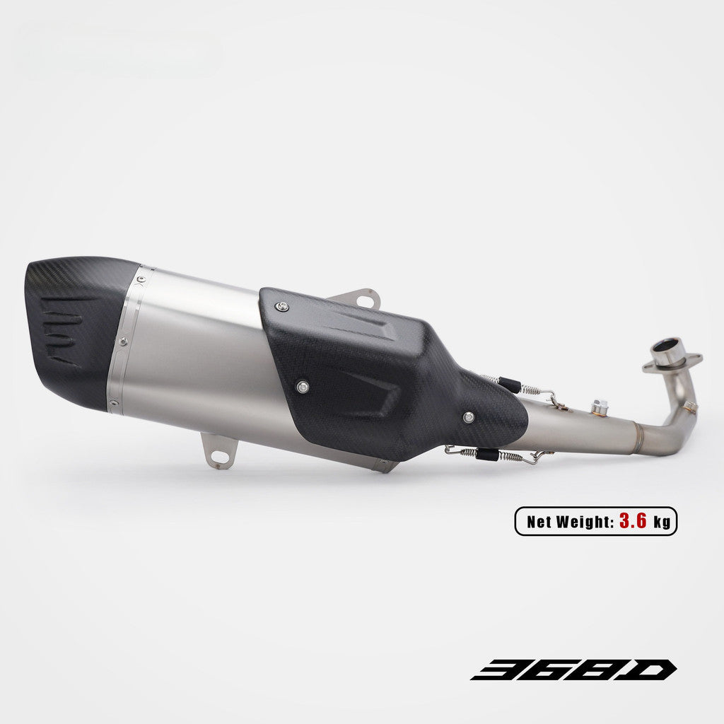 RAVEN ZONTES 368D 2026 Stainless Steel Exhaust Pipe Full System Motorccyle Exhaust ZT358D V2