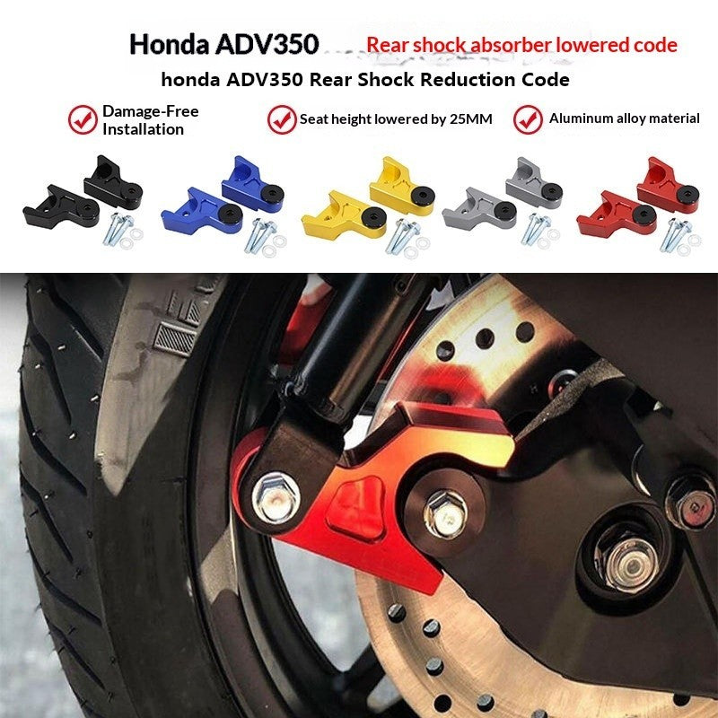 For Honda ADV350 2022-2025 Lowering Kit Shock Absorber Reduction Shock Seat Height Reduction 25mm