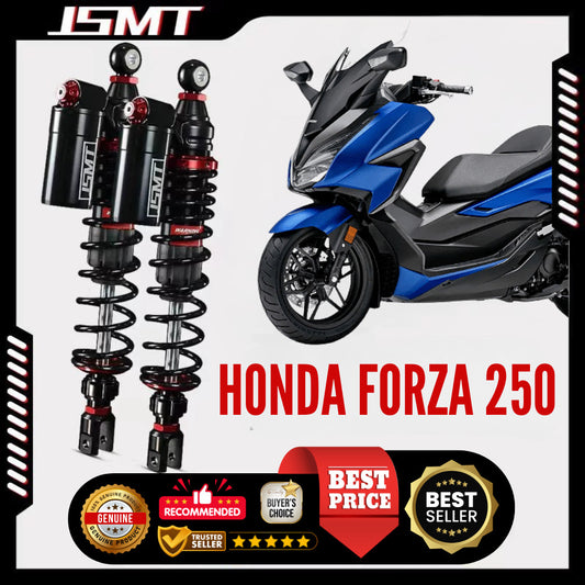 JSMT HONDA FORZA 250 Motorcycle Rear Shock Absorber Performance Adjustable Preload Step Nitrogen