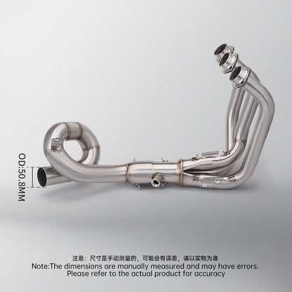 Yamaha MT09 V1 V2 2014-2020 Exhaust Spiral Pipe Stainless Steel Muffler Motorcycle Exhaust MT09