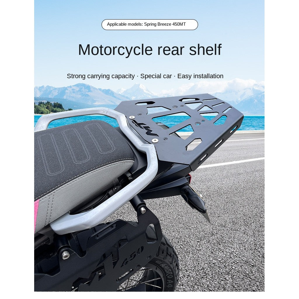 CFMOTO 450MT Modified Rear Rack Motorcycle Box Bracket Tail Box Chassis Rear Parcel or Luggage Rack