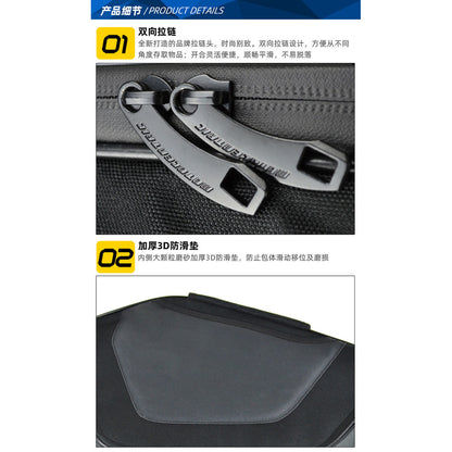Universal Motorcycle Saddle Bag 60L Side Bag Camel Bag Motorcycle Helmet Bag Waterproof Tail Bag