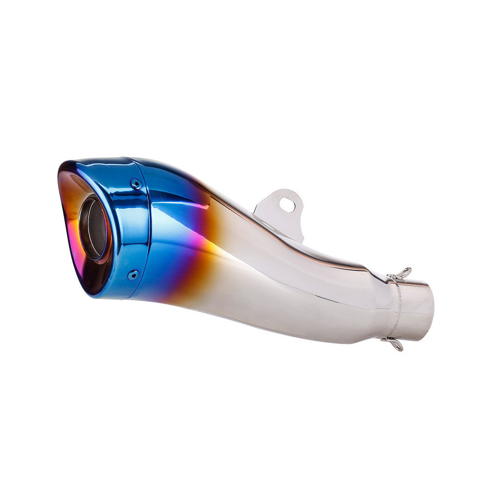 LEOVINCE Universal Muffler Motorcycle Exhaust Stainless Steel 51mm Exhaust Muffler
