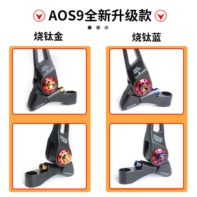 QJMOTOR FORTRESS 350 Motorcycle Modified AOS9 Universal Rearview Mirror Fort 350 Side Mirror