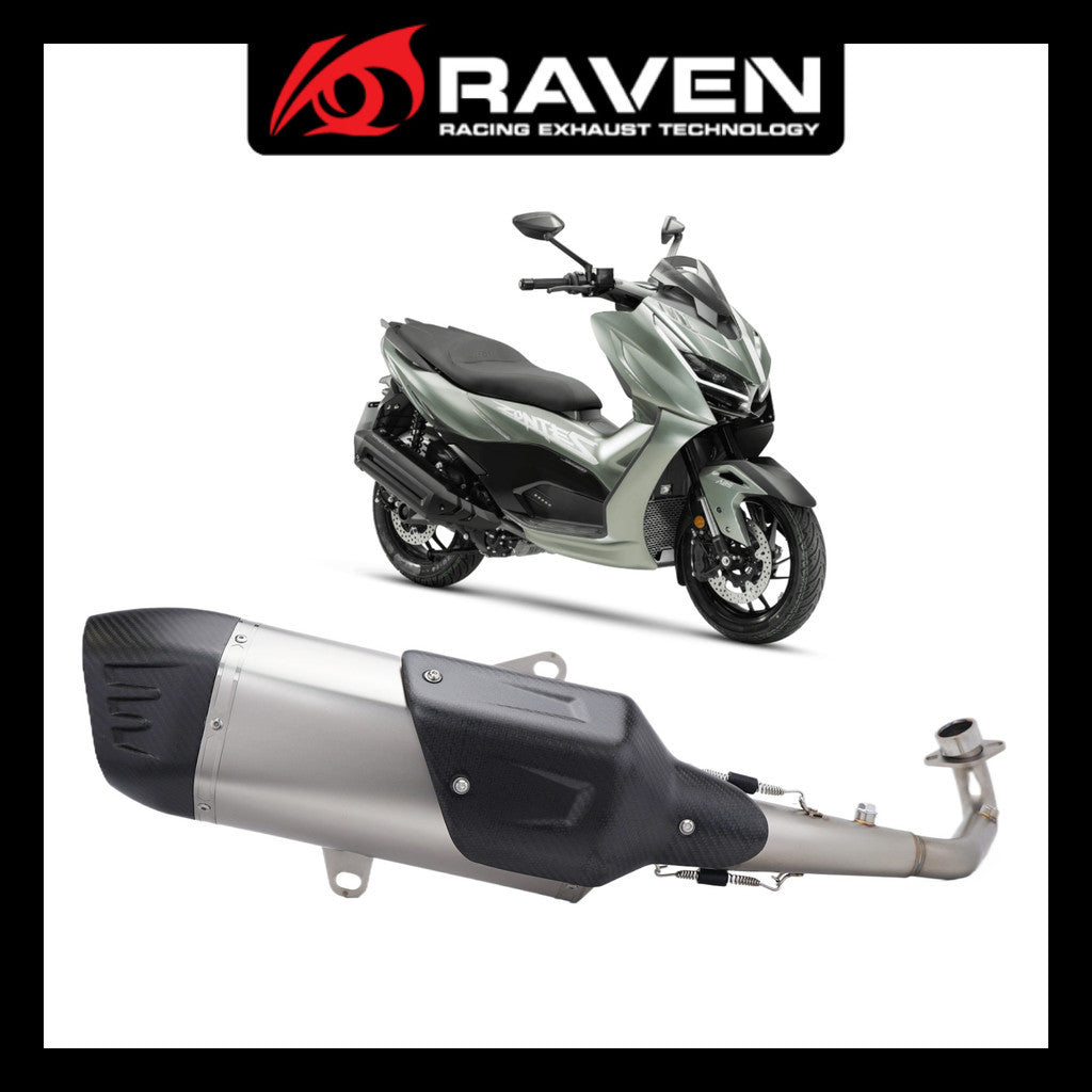 RAVEN ZONTES 368D 2026 Stainless Steel Exhaust Pipe Full System Motorccyle Exhaust ZT358D V2