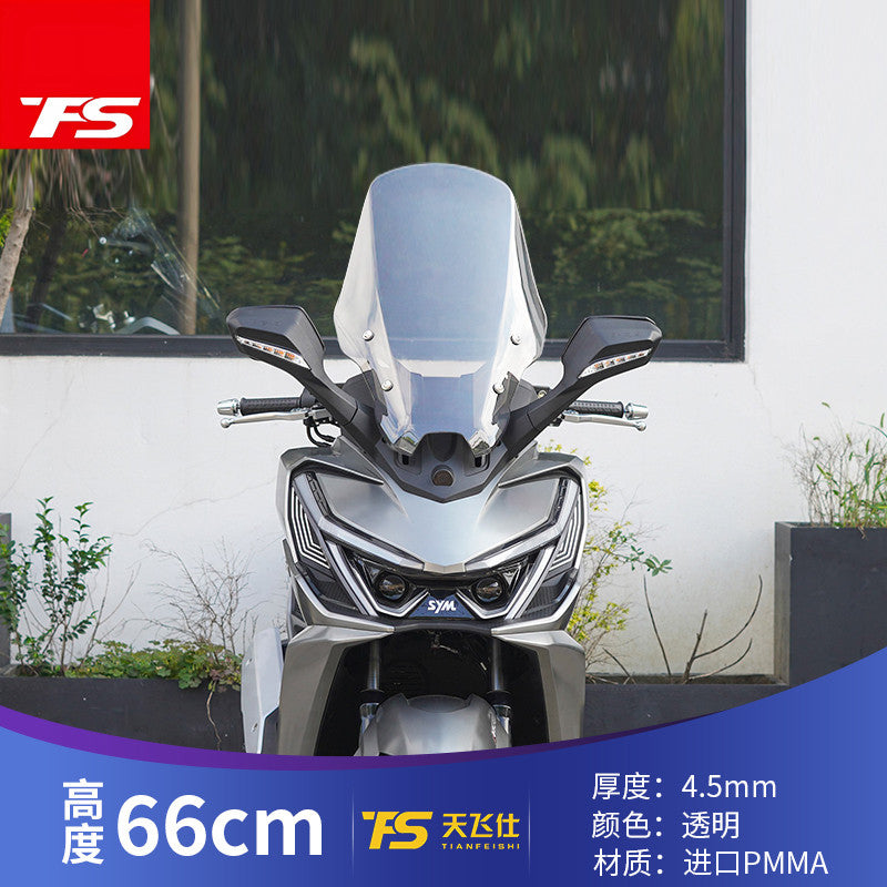 TFS SYM CRUISYM 400i 2025 Windshield Increase Height Windshield CRUISYM400 Front Windshield SYM400
