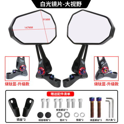 QJMOTOR FORTRESS 350 Motorcycle Modified AOS9 Universal Rearview Mirror Fort 350 Side Mirror