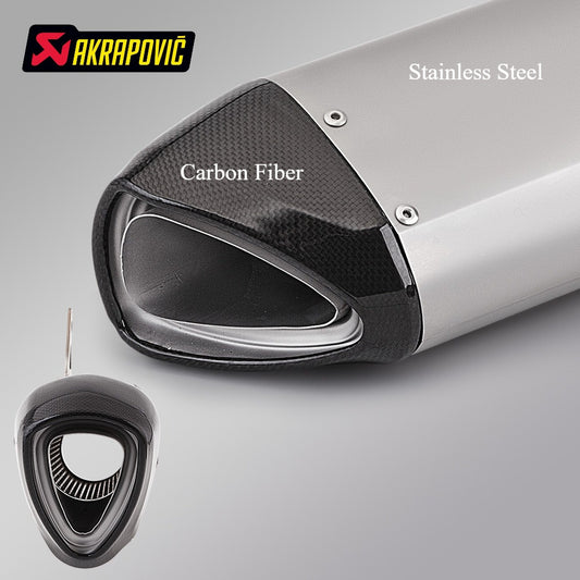AKRAPOVIC 60MM Universal Muffler Superbike ZX10R ZX6R S1000RR Z1000 CRB1000RR 60mm Universal Muffler