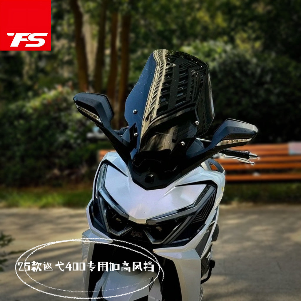 TFS SYM CRUISYM 400i 2025 Windshield Increase Height Windshield CRUISYM400 Front Windshield SYM400